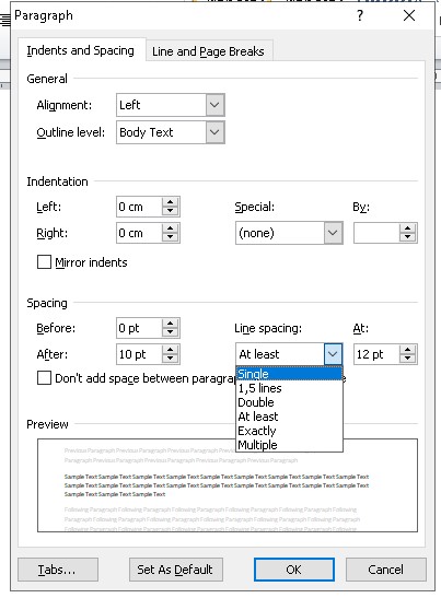 Cara Mengatur Spasi Di Word 2007 2010 2013 Dan 2016 Dengan Mudah 8709