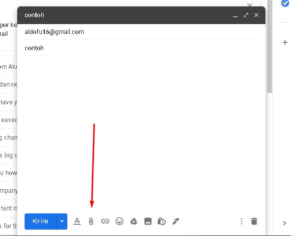 cara mengirim video lewat gmail