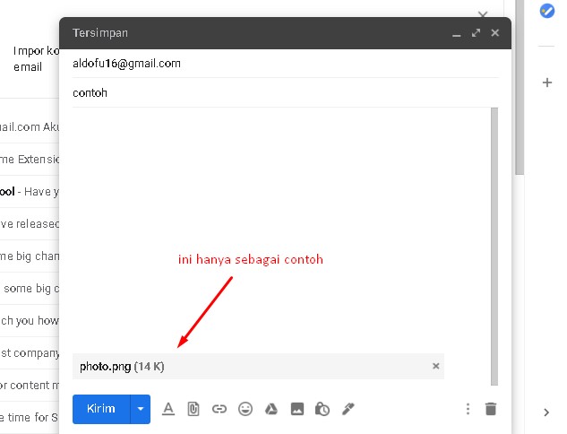 cara mengirim video lewat gmail