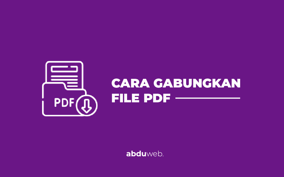 cara menggabungkan file pdf