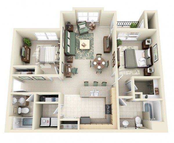 desain rumah minimalis lantai 1