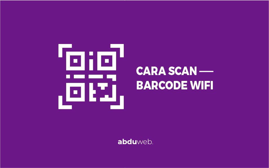 cara scan barcode wifi
