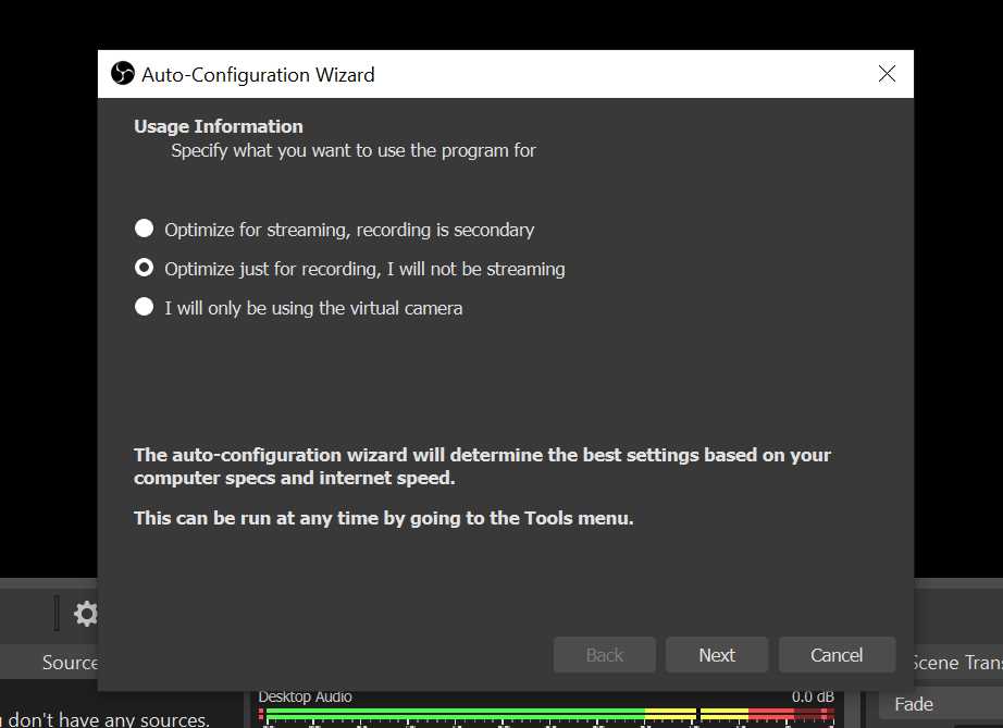 cara menggunakan open broadcaster software