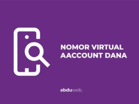 cara melihat nomor virtual account dana