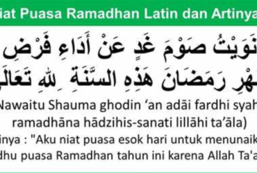 Arti Niat Puasa Ramadhan