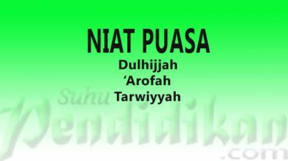 Niat Puasa Dzulhijjah Hari Ke 3