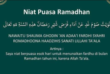 doa niat puasa di bulan ramadhan
