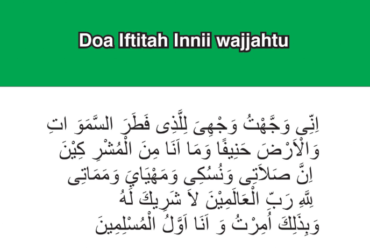 Arti Dari Doa Iftitah