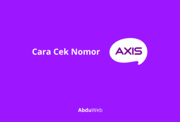 cara cek nomor axis