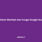 Fungsi Google Analytics