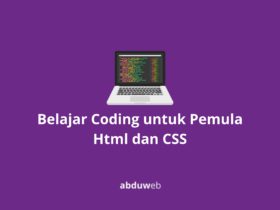 Belajar Coding untuk Pemula Html dan CSS