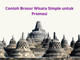 Contoh Brosur Wisata Simple untuk Promosi