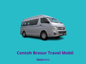 Contoh Brosur Travel Mobil