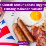 Contoh Brosur Bahasa Inggris Tentang Makanan