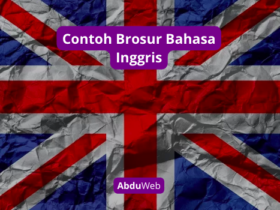 Contoh Brosur Bahasa Inggris