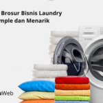 Contoh Brosur Bisnis Laundry yang Simple dan Menarik