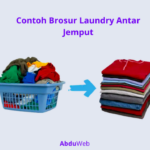 Contoh Brosur Laundry Antar Jemput