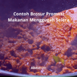 Contoh Brosur Promosi Makanan