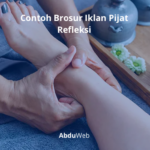 Contoh Brosur Iklan Pijat Refleksi