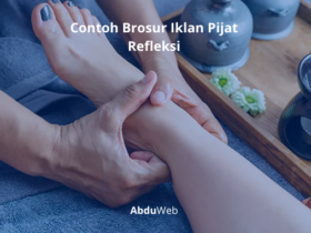 Contoh Brosur Iklan Pijat Refleksi