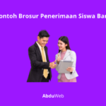 Contoh Brosur Penerimaan Siswa Baru