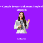 Contoh Brosur Makanan Simple dan Menarik