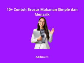 Contoh Brosur Makanan Simple dan Menarik