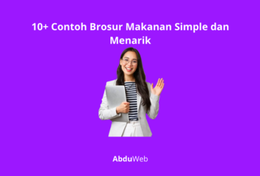 Contoh Brosur Makanan Simple dan Menarik