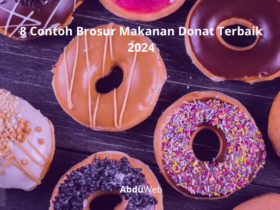 Contoh Brosur Makanan Donat