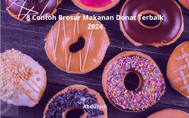 Contoh Brosur Makanan Donat