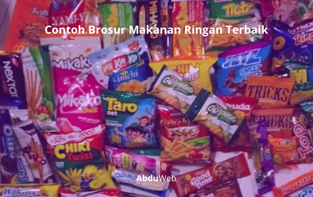 Contoh Brosur Makanan Ringan