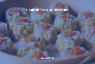 Contoh Brosur Dimsum