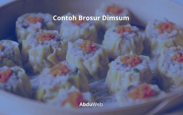 Contoh Brosur Dimsum