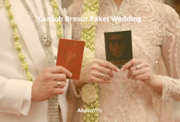 Contoh Brosur Paket Wedding