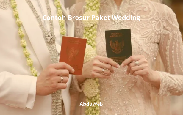 Contoh Brosur Paket Wedding