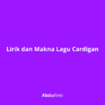 Lirik dan Makna Lagu Cardigan