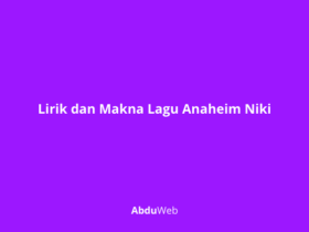 Lirik dan Makna Lagu Anaheim Niki