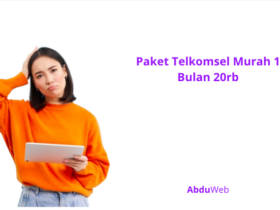 Paket Telkomsel Murah 1 Bulan 20rb