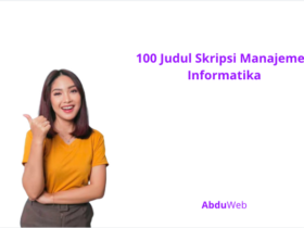 100 Judul Skripsi Manajemen Informatika